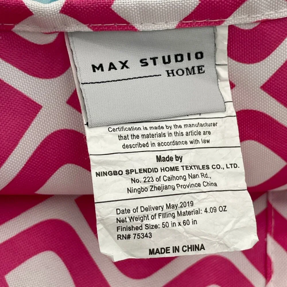 Max Studio Picnic Blanket Beach‎ Dog French Bulldogs Frenchie Float Outdoor Blue